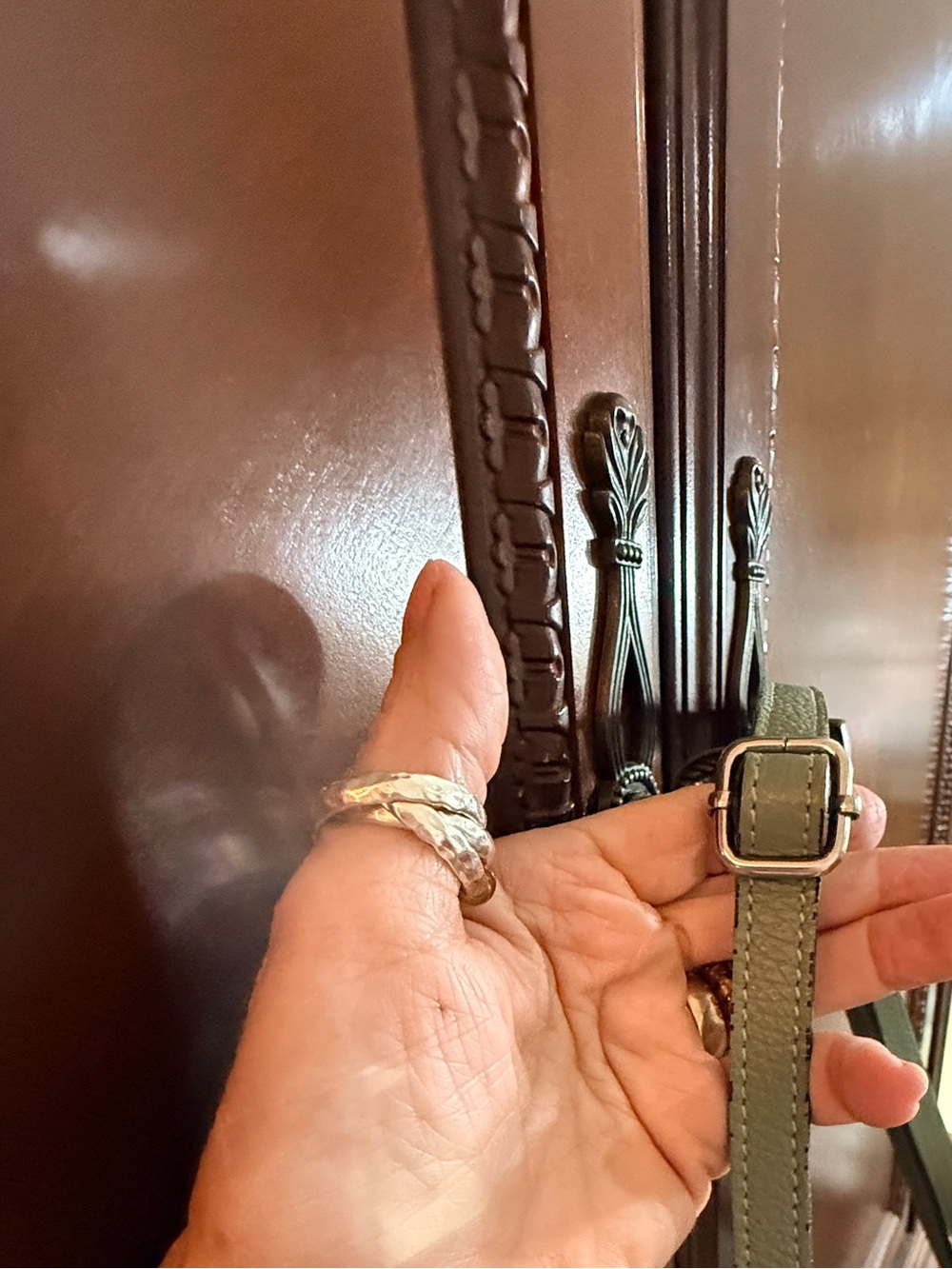 Le Borse di Giulia Genuine
Leather Sage Green
Convertible cross body
Bag NWOT - Picture 9 of 15